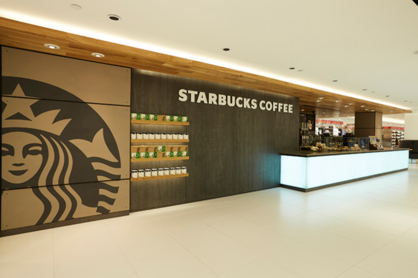 Starbucks store using Bio-Glass