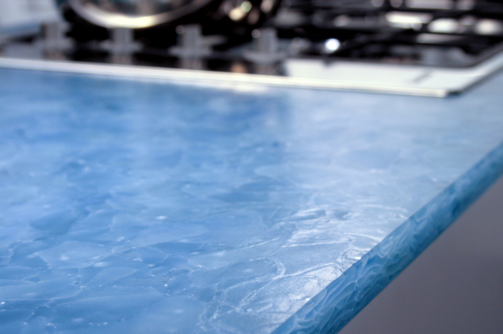 Bio Glass countertop Aquamarine